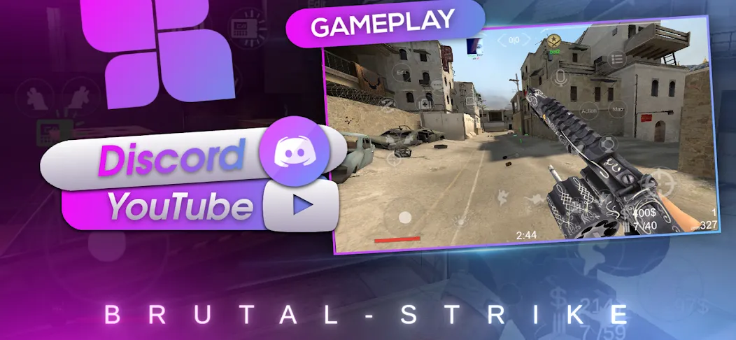 Brutal Strike (Брутал Страйк) [МОД: Деньги, Монеты и Меню MOD] Screenshot 2