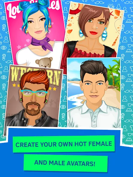 Avatar Creator App (Аватар Создатель) [МОД: Много монет, Открытые уровни и Мега MOD] Screenshot 1