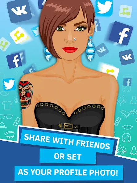 Avatar Creator App (Аватар Создатель) [МОД: Много монет, Открытые уровни и Мега MOD] Screenshot 2