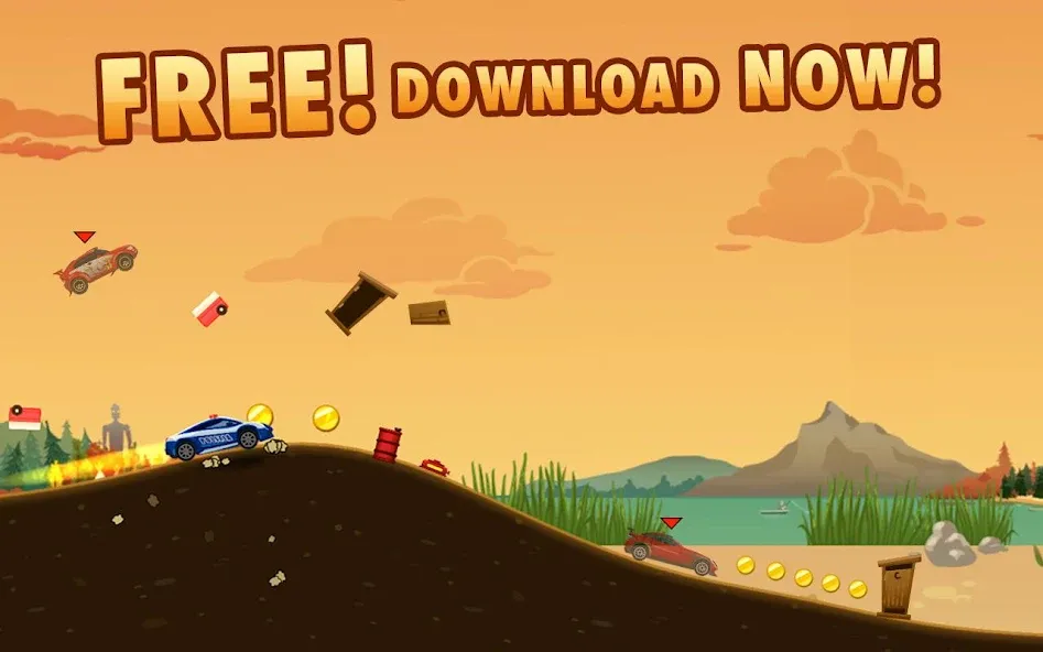 Extreme Road Trip 2 (Экстримпоездка 2) [МОД: Бесконечные деньги, Монеты и Мега MOD] Screenshot 5
