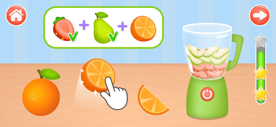 Kids Cooking Games 2+ Year Old [МОД: Меню, Бесконечные монеты и Открытые уровни] Screenshot 5
