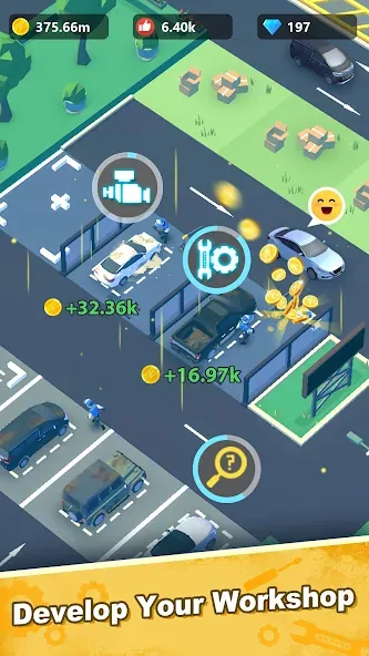 Car Mechanic Tycoon (Кар Механик Тайкун) [МОД: Много монет, Открытые уровни и Мега MOD] Screenshot 3