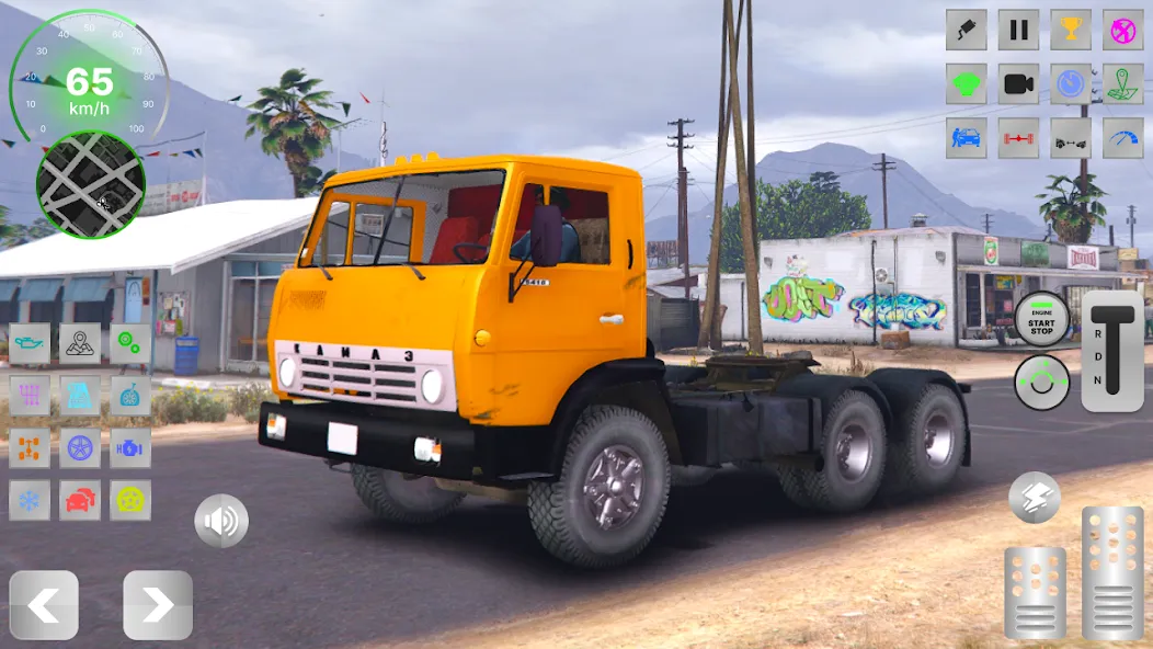 KAMAZ: Ultimate Russian Truck [МОД: Все открыто, Дополнительные деньги и Меню MOD] Screenshot 3
