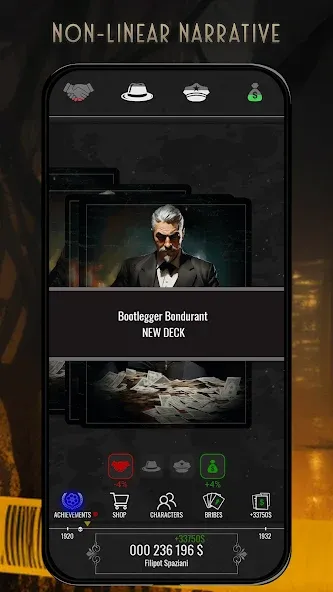 Mafia History (Зэ Хистори оф зэ Мафиа) [МОД: Бесконечные деньги, Монеты и Мега MOD] Screenshot 2