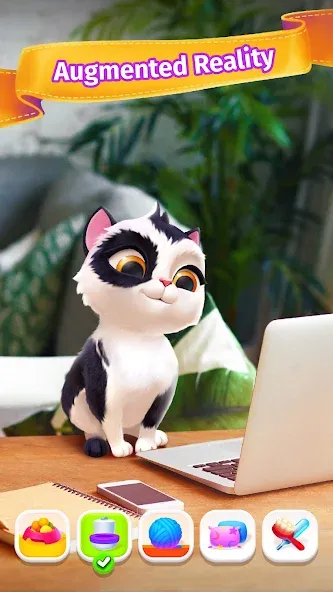 My Cat - Virtual pet simulator (Мой кот) [МОД: Много денег, Монет и Все открыто] Screenshot 1