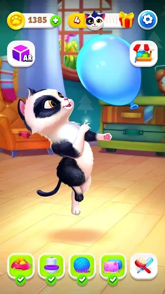 My Cat - Virtual pet simulator (Мой кот) [МОД: Много денег, Монет и Все открыто] Screenshot 4