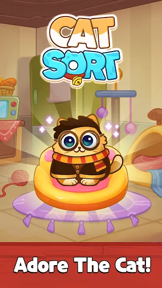 Cat Sort Puzzle: Cute Pet Game [МОД: Много денег, Монет и Все открыто] Screenshot 1