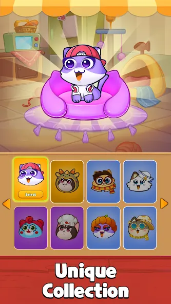 Cat Sort Puzzle: Cute Pet Game [МОД: Много денег, Монет и Все открыто] Screenshot 5