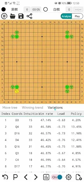 AhQ Go - Strongest Go Game AI (АхКу Го) [МОД: Меню, Бесконечные монеты и Открытые уровни] Screenshot 2