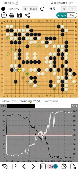 AhQ Go - Strongest Go Game AI (АхКу Го) [МОД: Меню, Бесконечные монеты и Открытые уровни] Screenshot 3