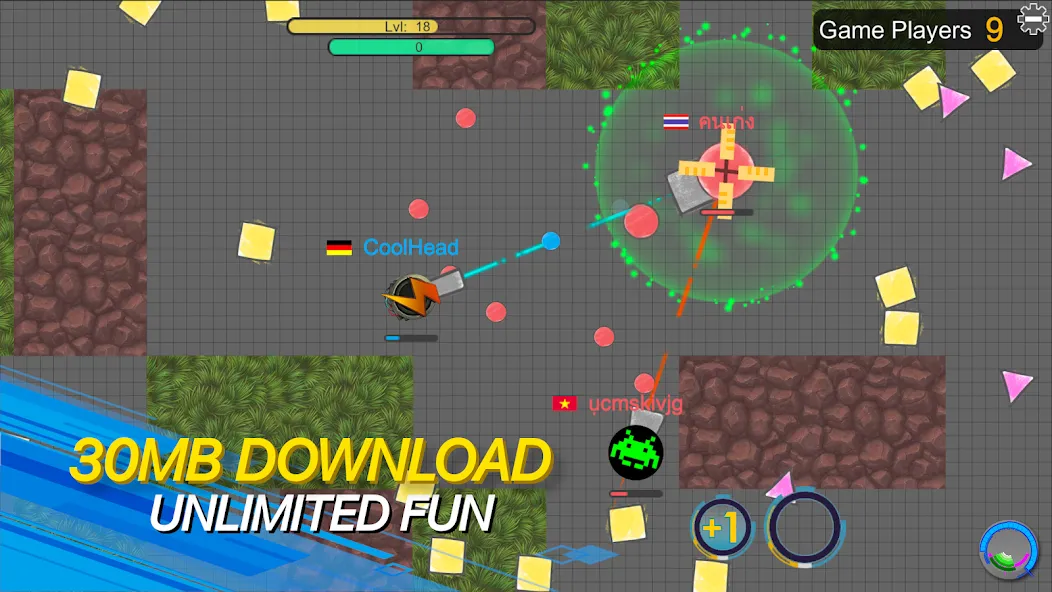 tank io games - piupiu.io [МОД: Бесконечные деньги, Монеты и Мега MOD] Screenshot 4