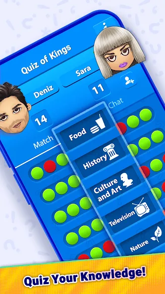 Quiz Of Kings: Trivia Games (Квиз Оф Кингс) [МОД: Все открыто, Дополнительные деньги и Меню MOD] Screenshot 2
