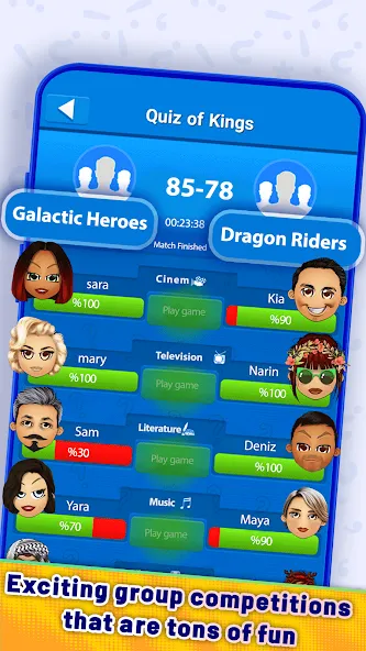 Quiz Of Kings: Trivia Games (Квиз Оф Кингс) [МОД: Все открыто, Дополнительные деньги и Меню MOD] Screenshot 4