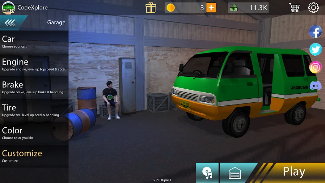 Angkot d Game (Ангкот д Гейм) [МОД: Меню, Бесконечные монеты и Открытые уровни] Screenshot 1