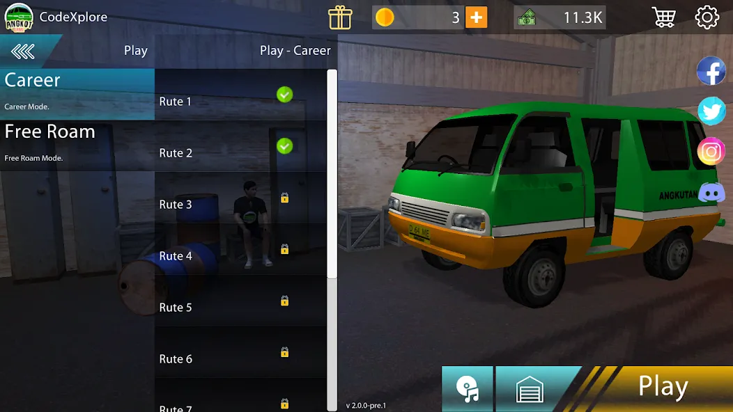 Angkot d Game (Ангкот д Гейм) [МОД: Меню, Бесконечные монеты и Открытые уровни] Screenshot 3