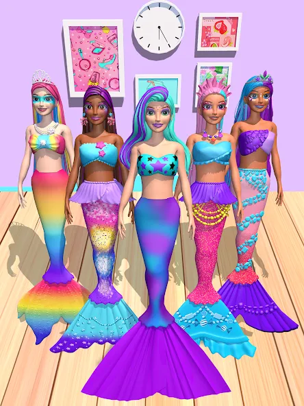 Color Reveal Suprise Doll Game (Цветной сюрпризный кукольный игровой набор) [МОД: Много денег, Монет и Все открыто] Screenshot 3