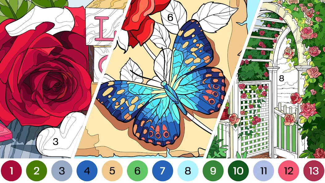 Tap Color Pro: Color By Number (Тап Колор Про) [МОД: Все открыто, Дополнительные деньги и Меню MOD] Screenshot 2