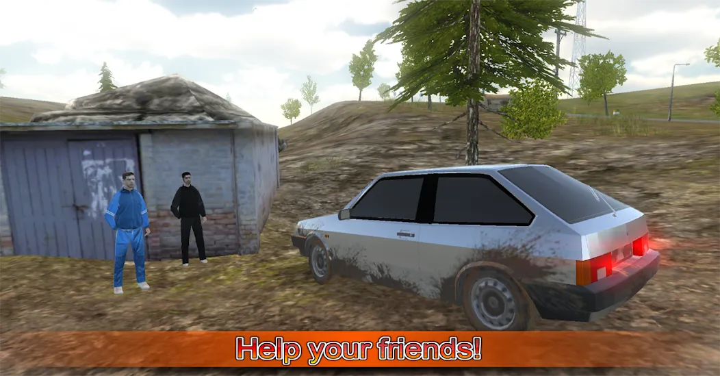 Driving simulator VAZ 2108 SE [МОД: Много монет, Открытые уровни и Мега MOD] Screenshot 3