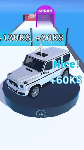 Get the Supercar 3D (Гет зе Суперкар 3Д) [МОД: Все открыто, Дополнительные деньги и Меню MOD] Screenshot 3
