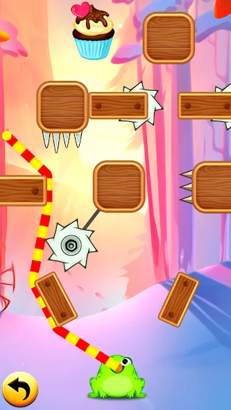Frog Thife: Candy Thief Puzzle (Фрог Тифе) [МОД: Меню, Бесконечные монеты и Открытые уровни] Screenshot 1