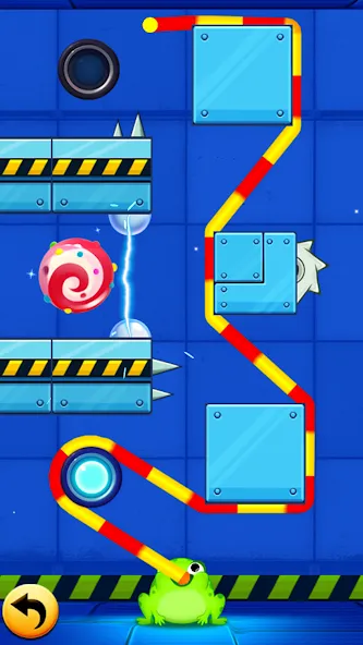 Frog Thife: Candy Thief Puzzle (Фрог Тифе) [МОД: Меню, Бесконечные монеты и Открытые уровни] Screenshot 2