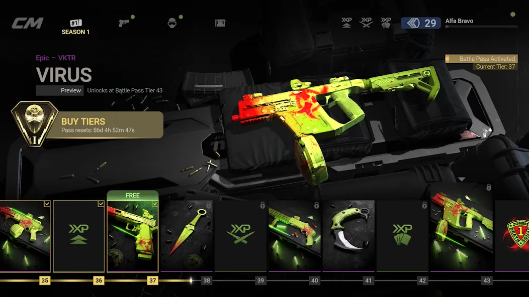 Combat Master Mobile FPS (Комбат Мастер Мобайл ФПС) [МОД: Меню, Бесконечные монеты и Открытые уровни] Screenshot 2