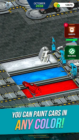 Car Factory Simulator [МОД: Меню, Бесконечные монеты и Открытые уровни] Screenshot 2