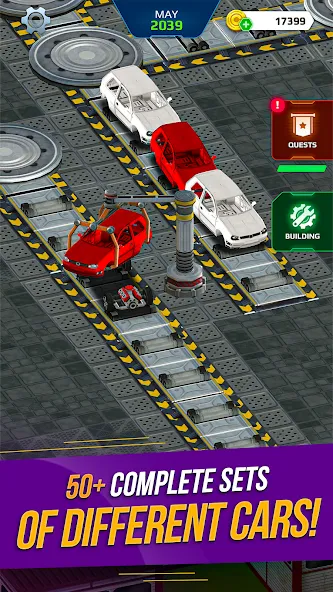 Car Factory Simulator [МОД: Меню, Бесконечные монеты и Открытые уровни] Screenshot 3