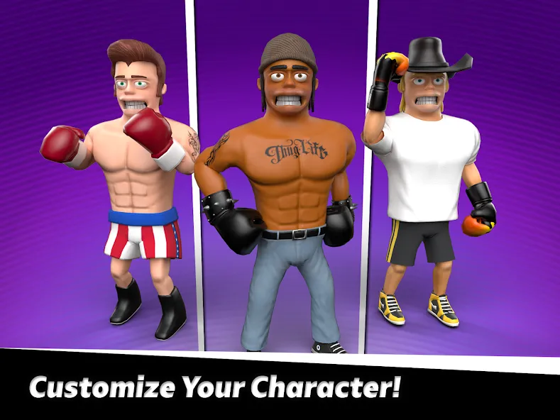 Smash Boxing: Punch Hero (Смэш Боксинг) [МОД: Все открыто, Дополнительные деньги и Меню MOD] Screenshot 2