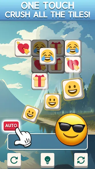 Tile Match Emoji -Triple Tile (Тил Матч Эмоджи) [МОД: Бесконечные деньги, Монеты и Мега MOD] Screenshot 3