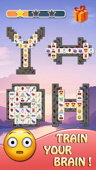 Tile Match Emoji -Triple Tile (Тил Матч Эмоджи) [МОД: Бесконечные деньги, Монеты и Мега MOD] Screenshot 5