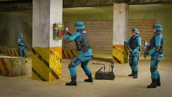 Army Bomb Games 3D Nuclear War [МОД: Меню, Бесконечные монеты и Открытые уровни] Screenshot 1