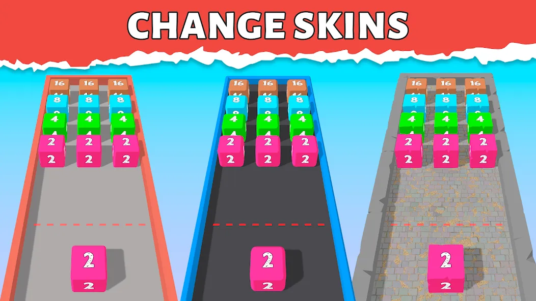 Bounce Merge 2048 Join Numbers [МОД: Много монет, Открытые уровни и Мега MOD] Screenshot 1