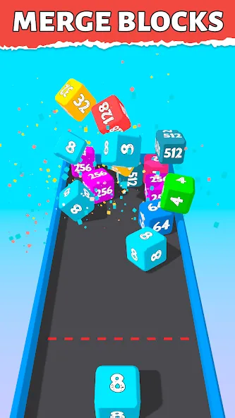 Bounce Merge 2048 Join Numbers [МОД: Много монет, Открытые уровни и Мега MOD] Screenshot 2