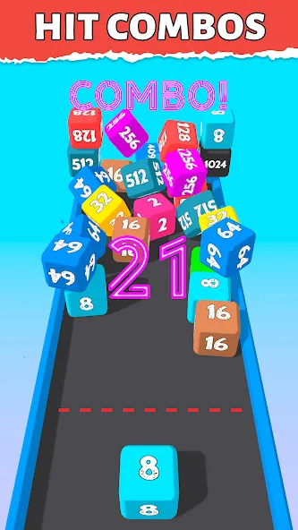 Bounce Merge 2048 Join Numbers [МОД: Много монет, Открытые уровни и Мега MOD] Screenshot 5