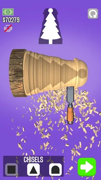 Woodturning (Вудтурнинг) [МОД: Все открыто, Дополнительные деньги и Меню MOD] Screenshot 1