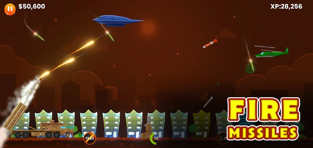 Ballistic Defense [МОД: Много денег, Монет и Все открыто] Screenshot 2