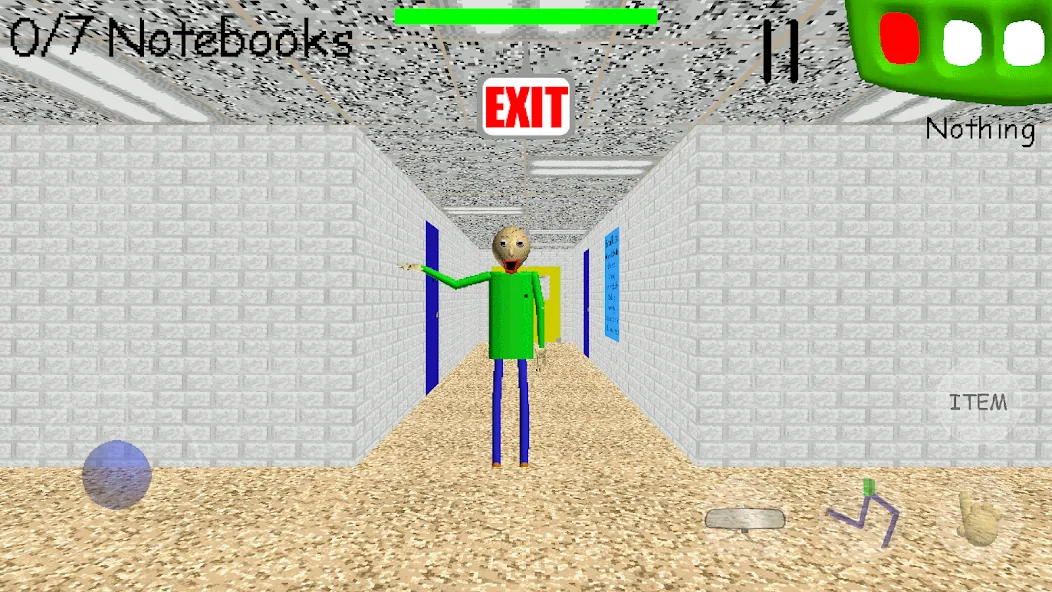 Baldi's Basics Classic [МОД: Деньги, Монеты и Меню MOD] Screenshot 1
