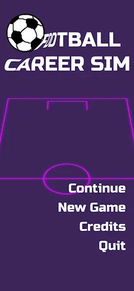Football Career Sim (Футбольный Карьерный Симулятор) [МОД: Все открыто, Дополнительные деньги и Меню MOD] Screenshot 1