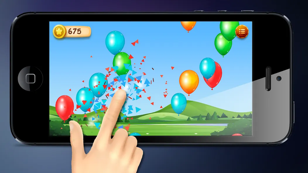 Burst balloons for kids [МОД: Много монет, Открытые уровни и Мега MOD] Screenshot 2