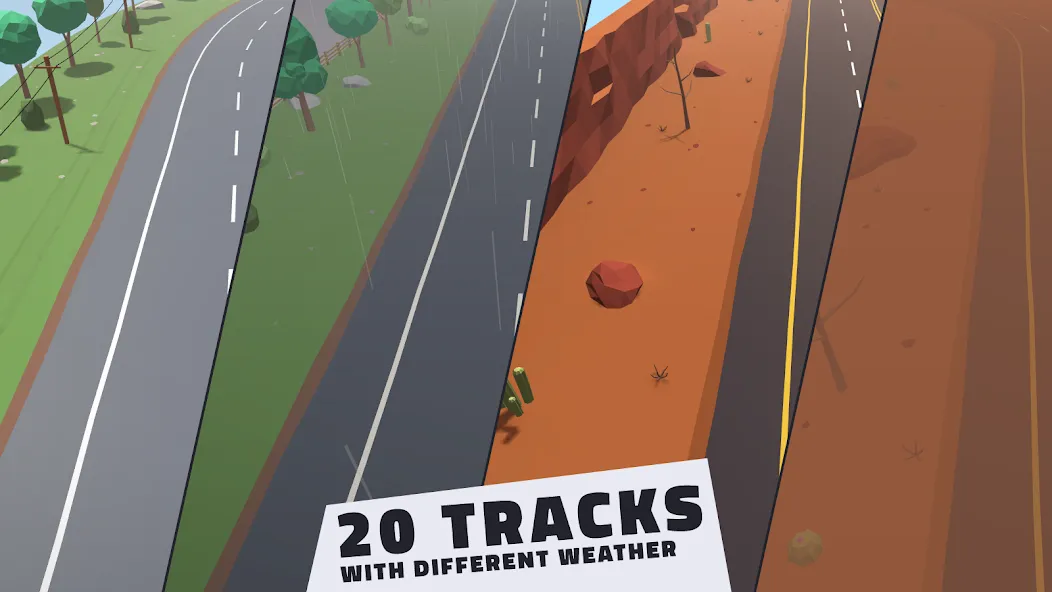 Polygon Drift: Traffic Racing (Полигон Дрифт) [МОД: Все открыто, Дополнительные деньги и Меню MOD] Screenshot 3