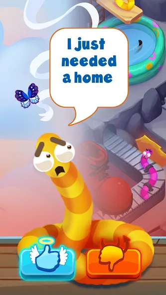 Worm out: Brain teaser games (Ворм аут) [МОД: Деньги, Монеты и Меню MOD] Screenshot 2