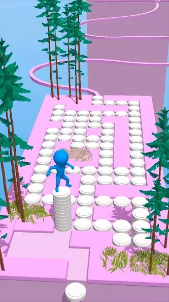 Stacky Dash (Стэки Дэш) [МОД: Меню, Бесконечные монеты и Открытые уровни] Screenshot 3