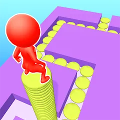 Скачать Stacky Dash (Стэки Дэш) [МОД: Меню, Бесконечные монеты и Открытые уровни] | Взлом Stacky Dash на Андроид