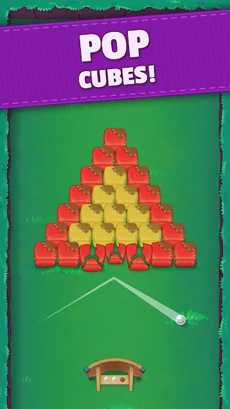 Bouncefield: Brick Breaker (Баунсфилд) [МОД: Бесконечные деньги, Монеты и Мега MOD] Screenshot 1