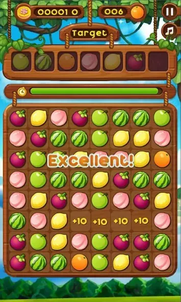 Fruit Break (Фруит Брейк) [МОД: Меню, Бесконечные монеты и Открытые уровни] Screenshot 1