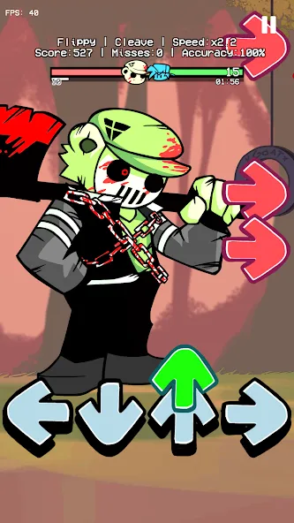 Flippy Flippin Out V1 Mod (ФНФ Флиппи Флиппинг Аут 1 Мод) [МОД: Много монет, Открытые уровни и Мега MOD] Screenshot 3