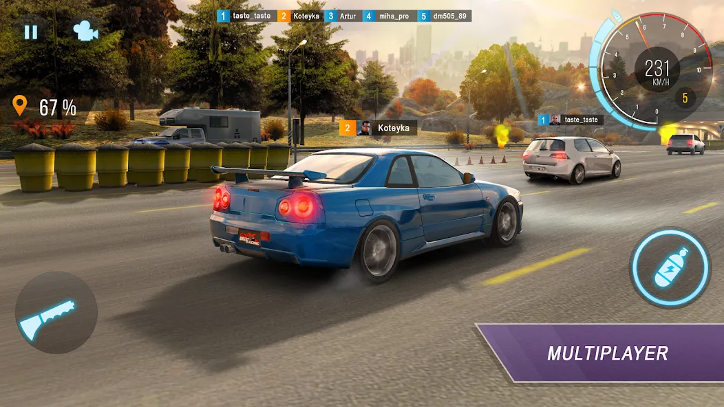 CarX Highway Racing (КарХ Хайвей Рейсинг) [МОД: Бесконечные деньги, Монеты и Мега MOD] Screenshot 1