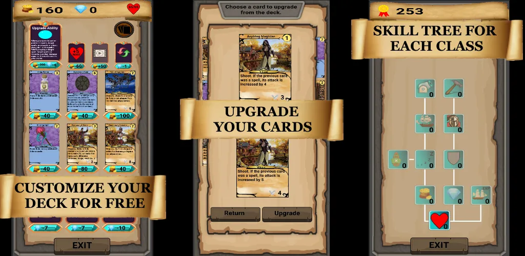 RogueShip - RPG Roguelike Card (РоугеШип) [МОД: Много монет, Открытые уровни и Мега MOD] Screenshot 3