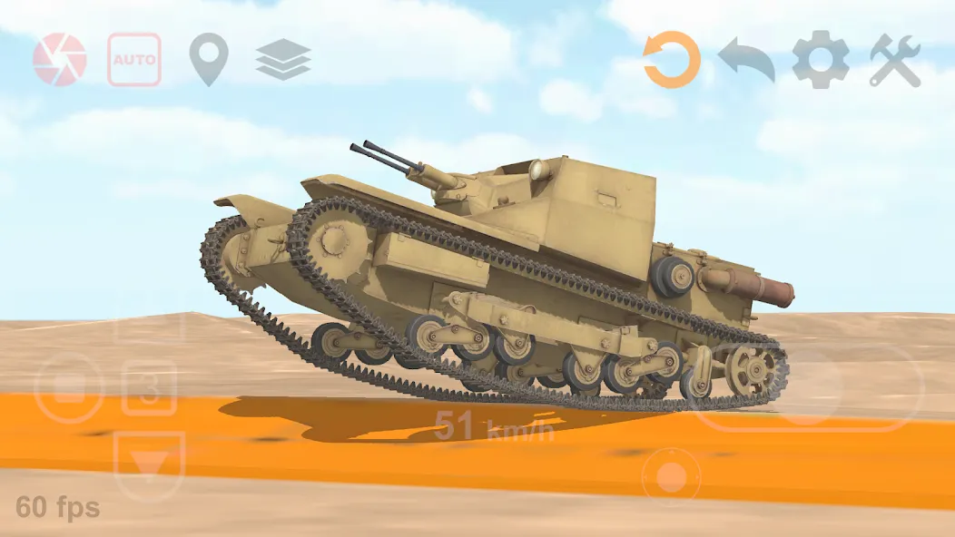 Tank Physics Mobile Vol.3 [МОД: Много денег, Монет и Все открыто] Screenshot 4